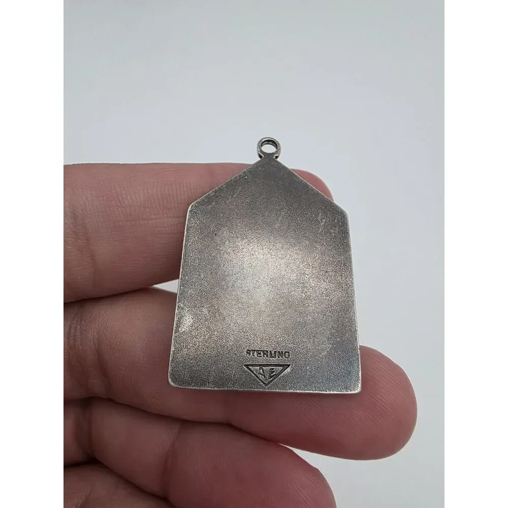Vintage Sterling Silver 925 Bowling Medal Pendent